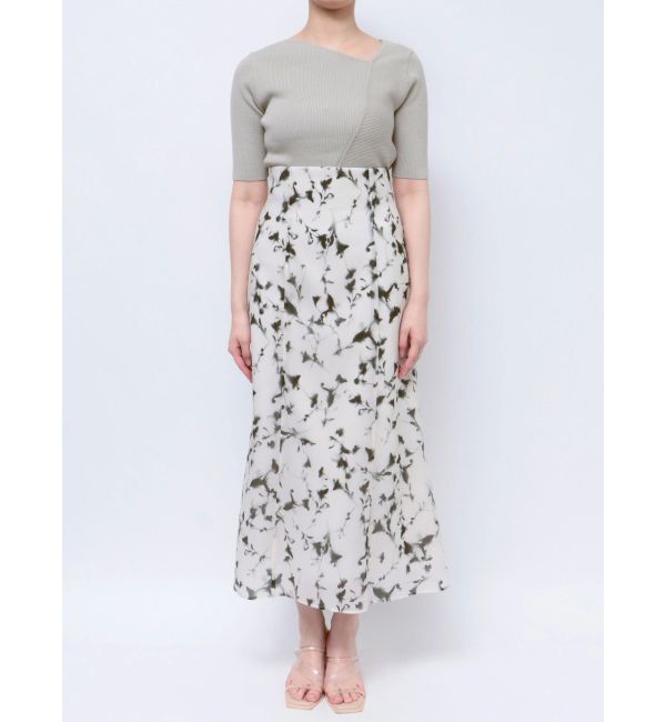 LAGUNAMOON「シャドーフラワーナロースカート」|スカート|