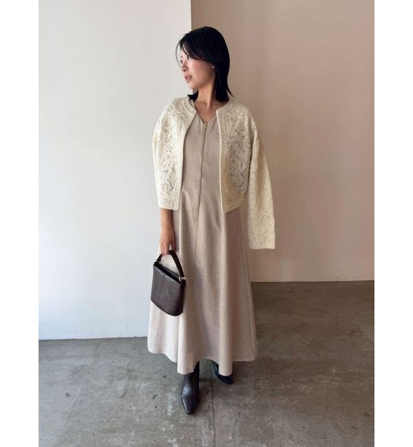 LAGUNAMOON「【WEB限定カラーあり】コードエンブロイダリーニットカーデ」|カーディガン|