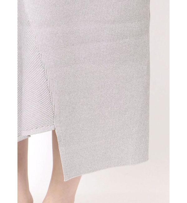 LAGUNAMOON「アシメオフショルリブニットワンピース」|ワンピース|