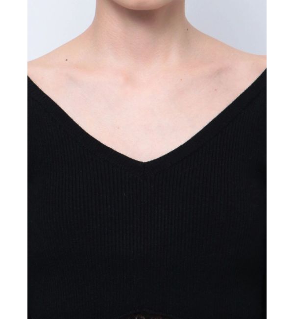 GYDA「ウエストレース2WAYテレコニットワンピース」|ワンピース|