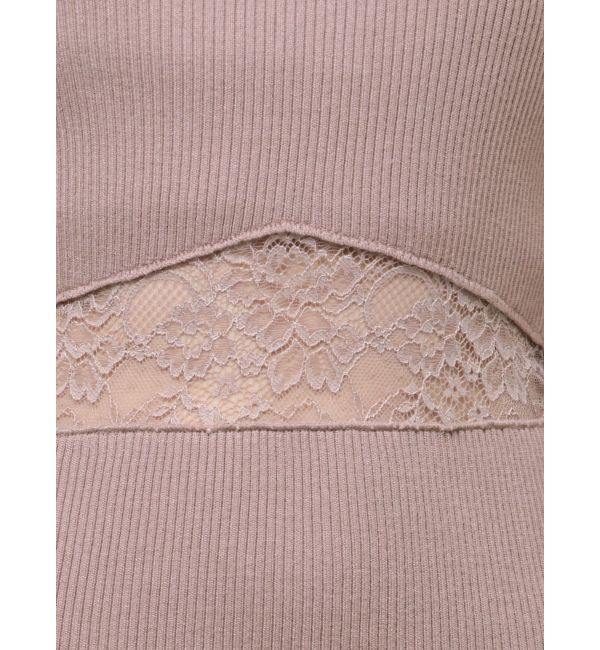 GYDA「ウエストレース2WAYテレコニットワンピース」|ワンピース|