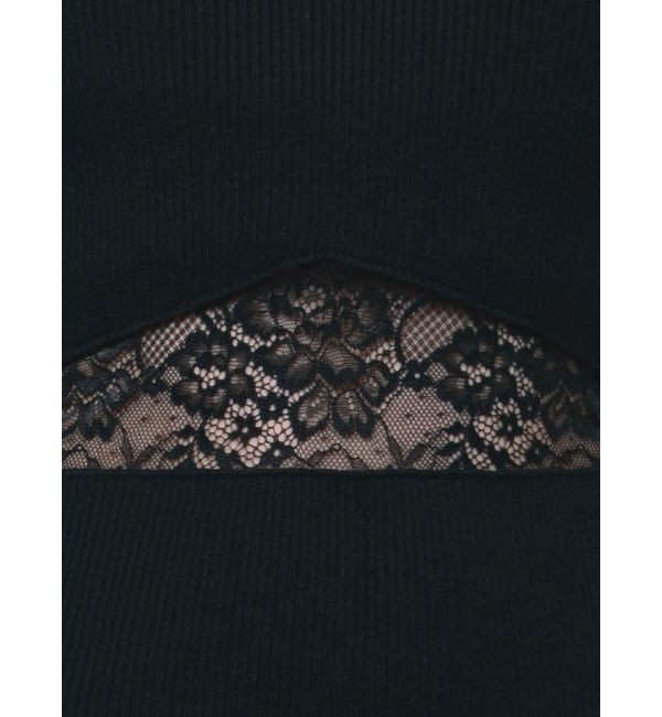 GYDA「ウエストレース2WAYテレコニットワンピース」|ワンピース|