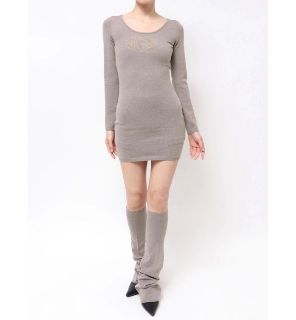 GYDA「レッグウォーマーSET GD インターシャニットワンピース」|ワンピース|