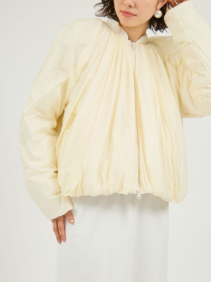 emmi atelier「Re.WAR（TM）シアーギャザー中わたブルゾン」|ブルゾン・スタジャン|