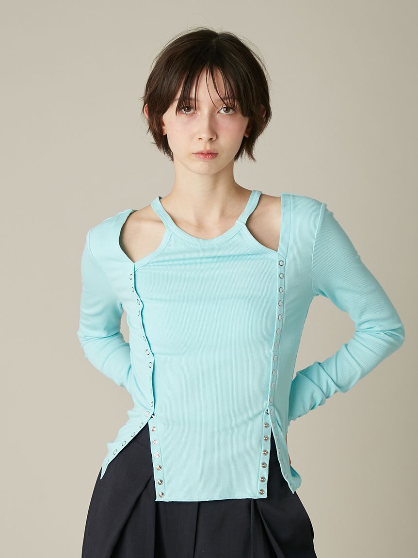 FURFUR「カットアウトデザインプルオーバー」|Tシャツ・カットソー|