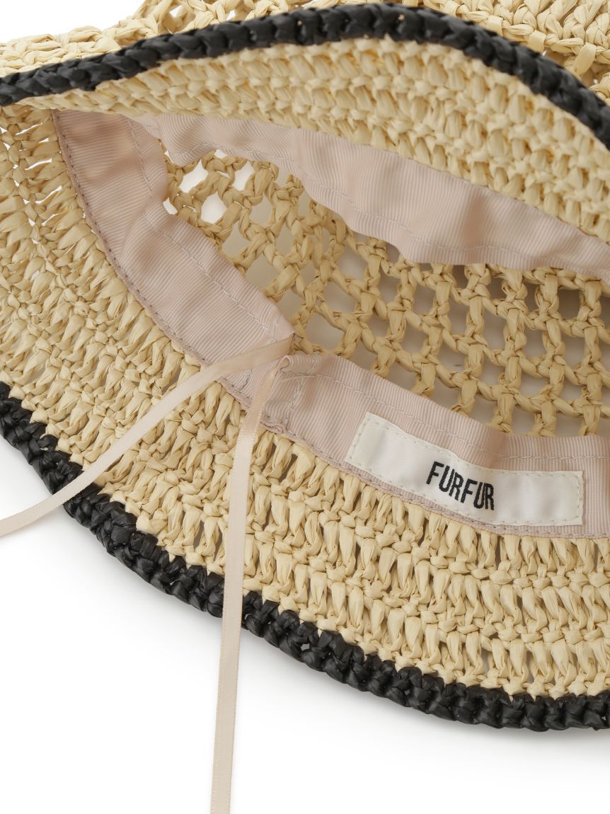 FURFUR「ラフィアライクバケットハット」|ハット|