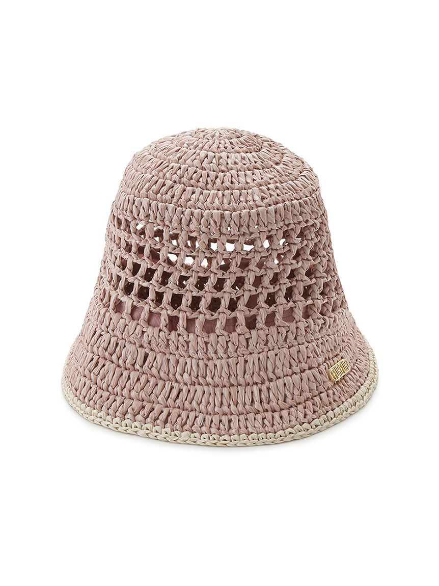 FURFUR「ラフィアライクバケットハット」|ハット|PNK