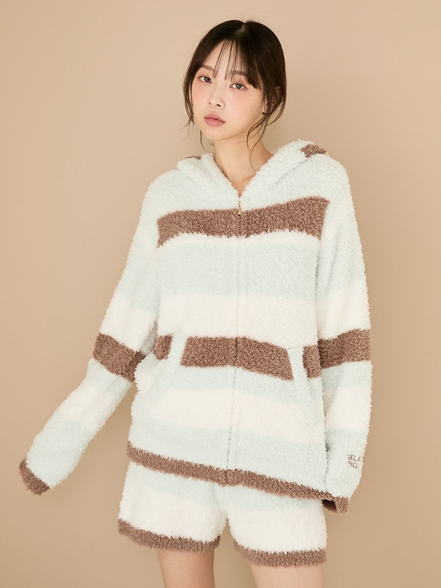 gelato pique「ジェラートランダムボーダーパーカ」|ルームウェア|