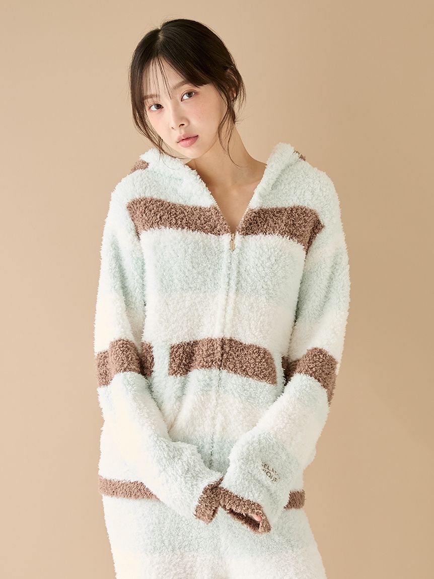 gelato pique「ジェラートランダムボーダーパーカ」|ルームウェア|