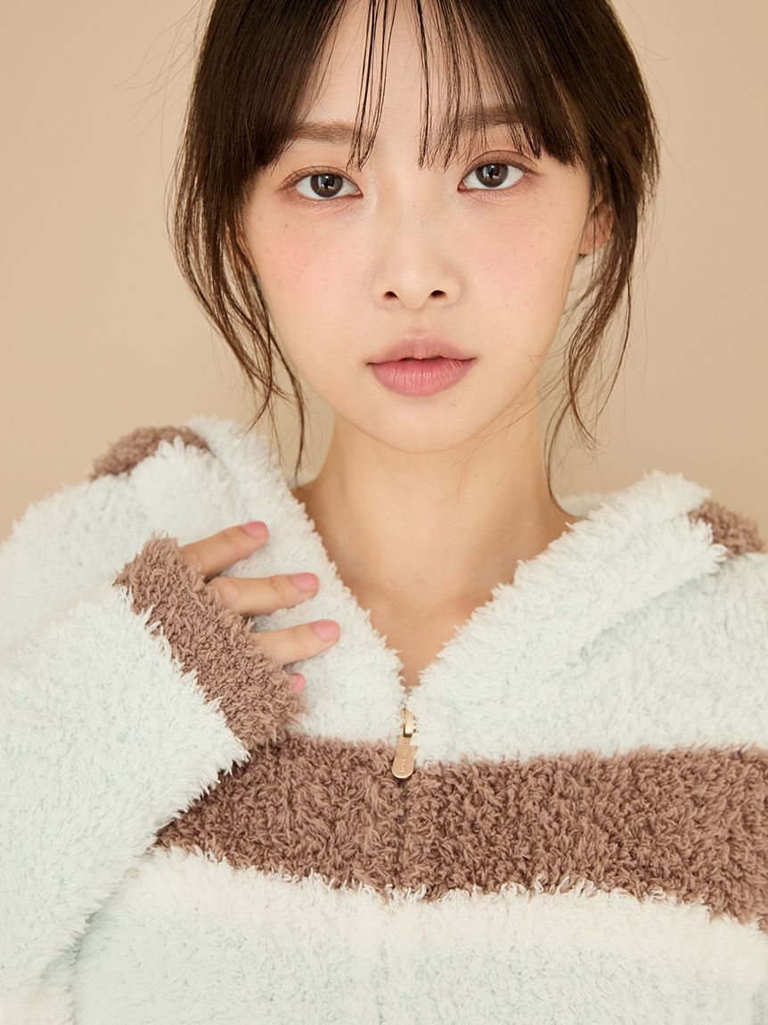 gelato pique「ジェラートランダムボーダーパーカ」|ルームウェア|