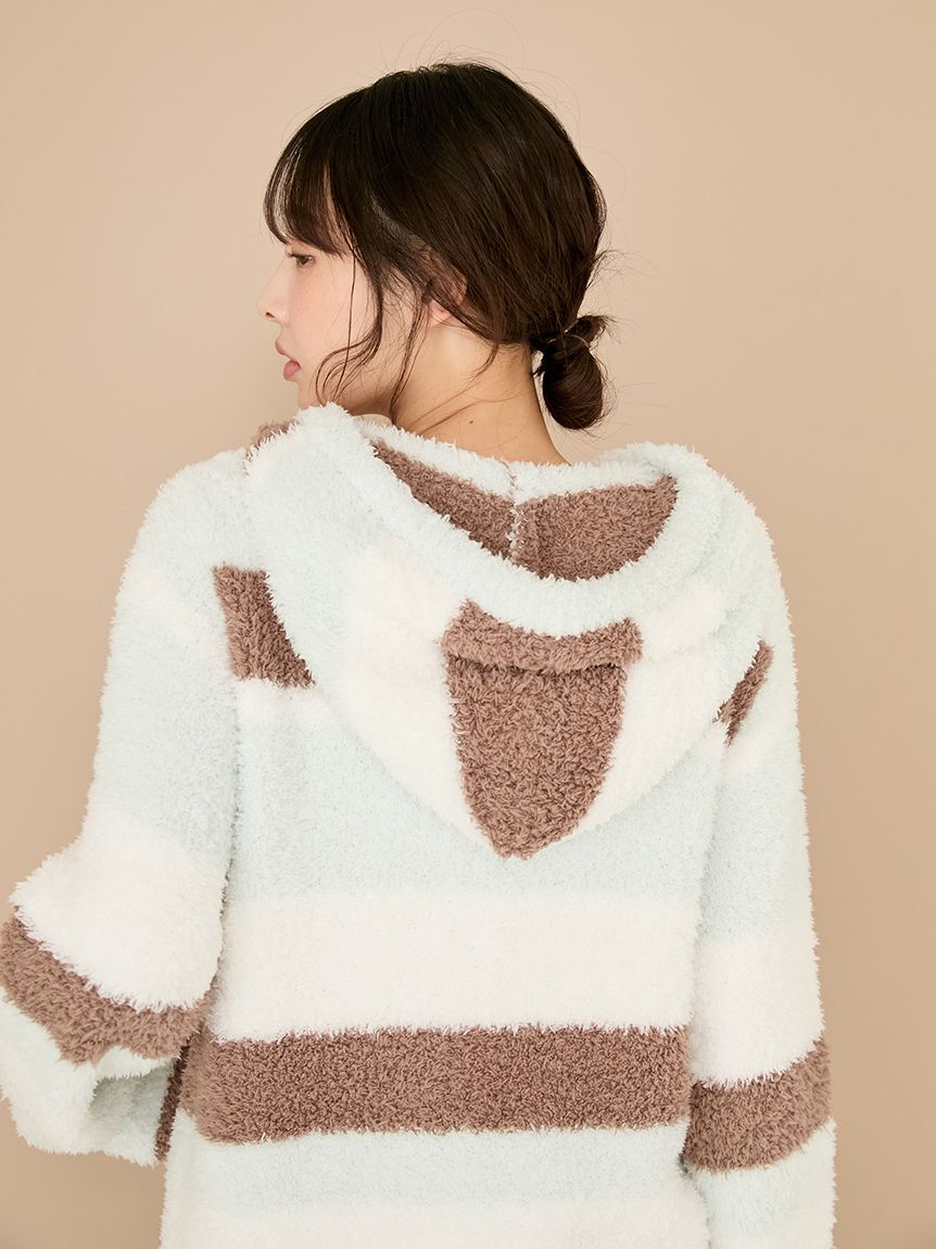 gelato pique「ジェラートランダムボーダーパーカ」|ルームウェア|