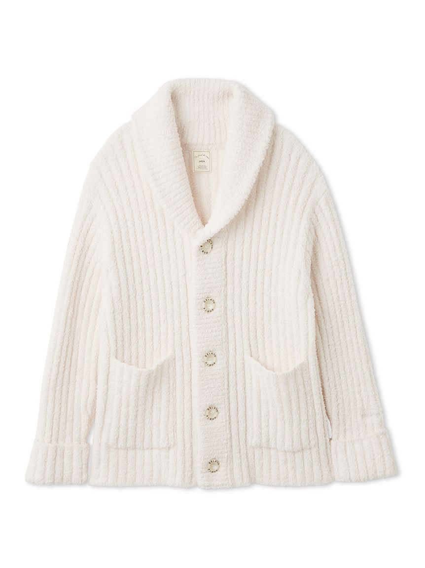 gelato pique「パウダーリブショールカーディガン」|ルームウェア|