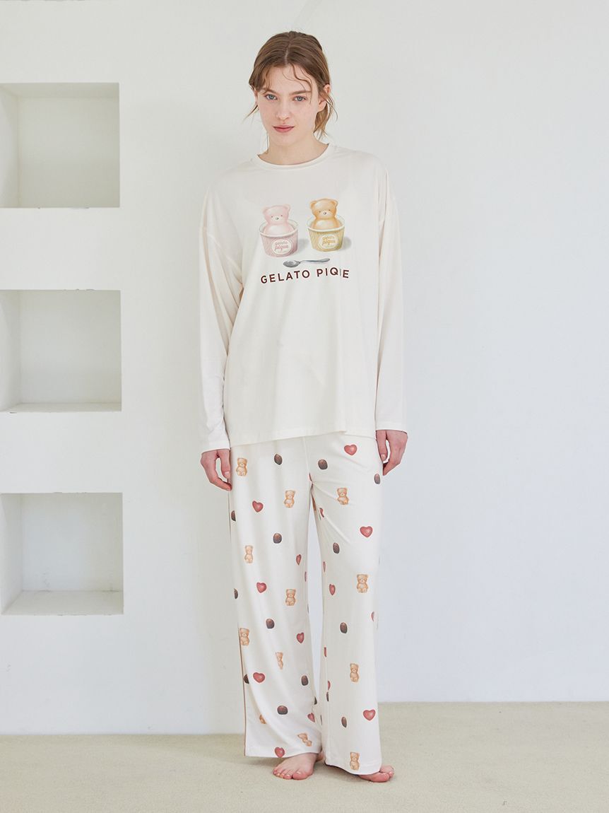 gelato pique「ワンポイントプルオーバー」|ルームウェア|