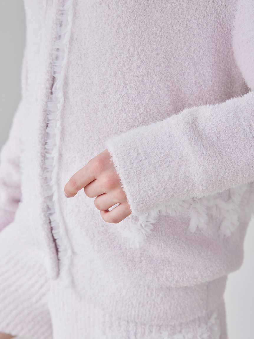 gelato pique「フリルロゴカーディガン」|ルームウェア|