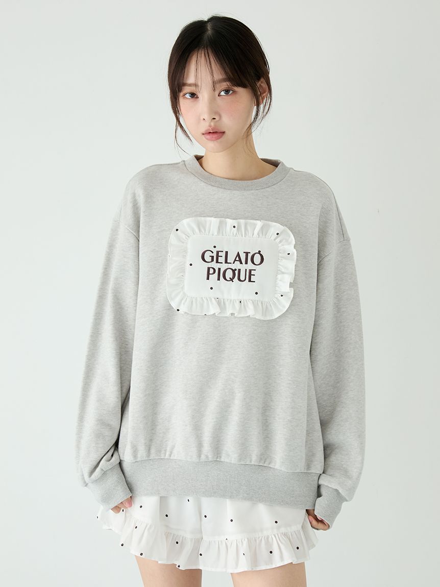 gelato pique「ピローモチーフ裏毛プルオーバー」|ルームウェア|