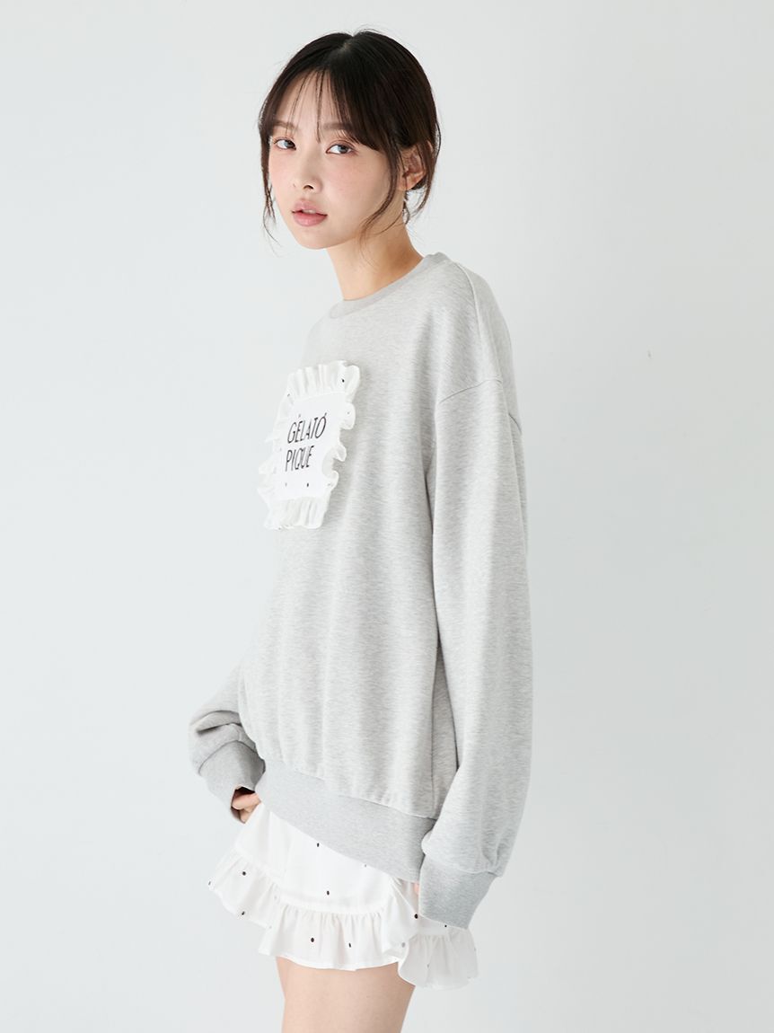 gelato pique「ピローモチーフ裏毛プルオーバー」|ルームウェア|