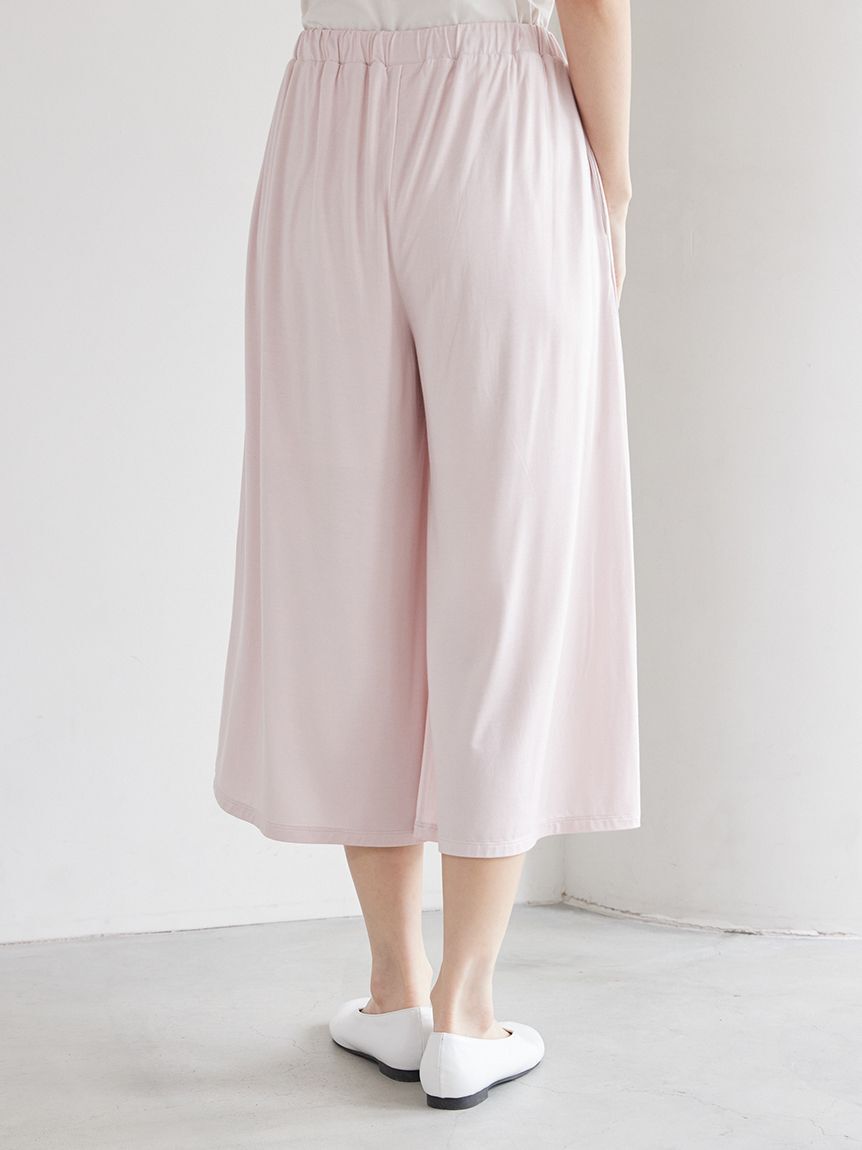 gelato pique「【母の日】【IFMC.】【接触冷感】レーヨンロゴ7分丈パンツ」|ルームウェア|