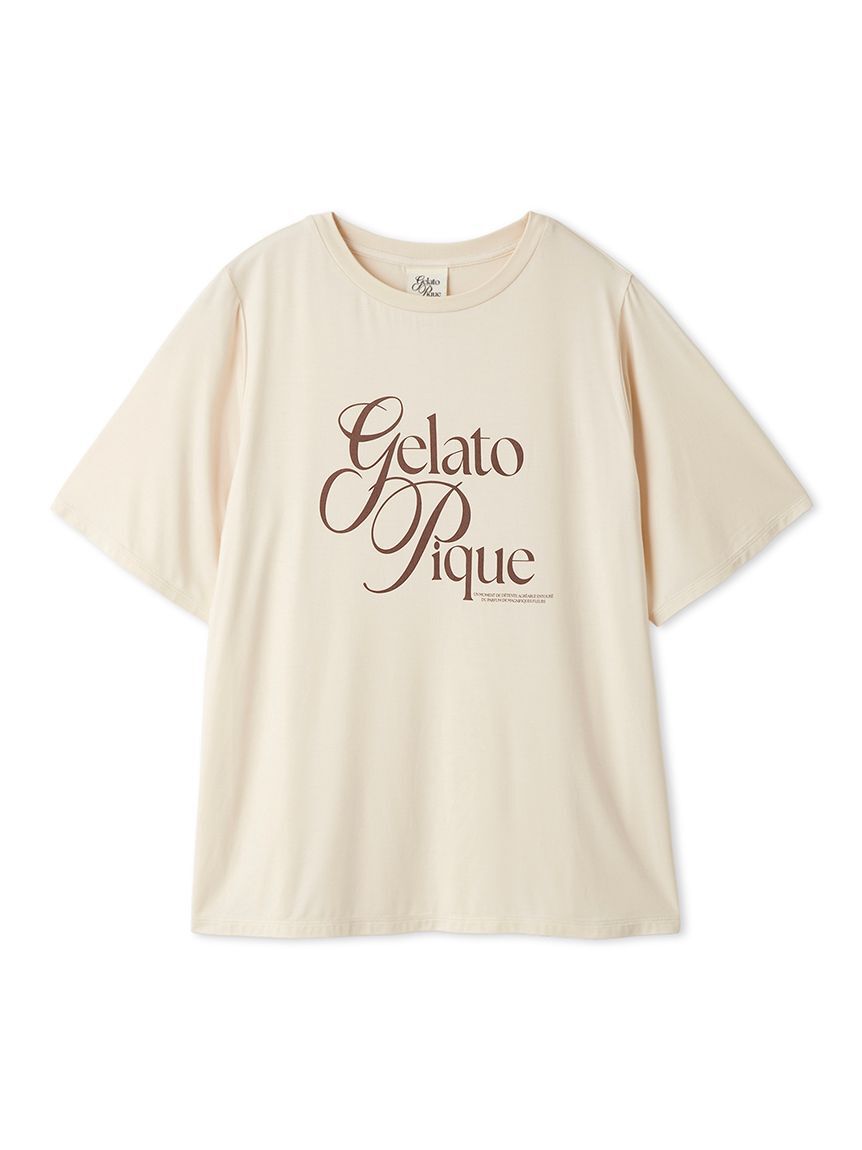 gelato pique「【母の日】【IFMC.】【接触冷感】レーヨンロゴTシャツ」|ルームウェア|