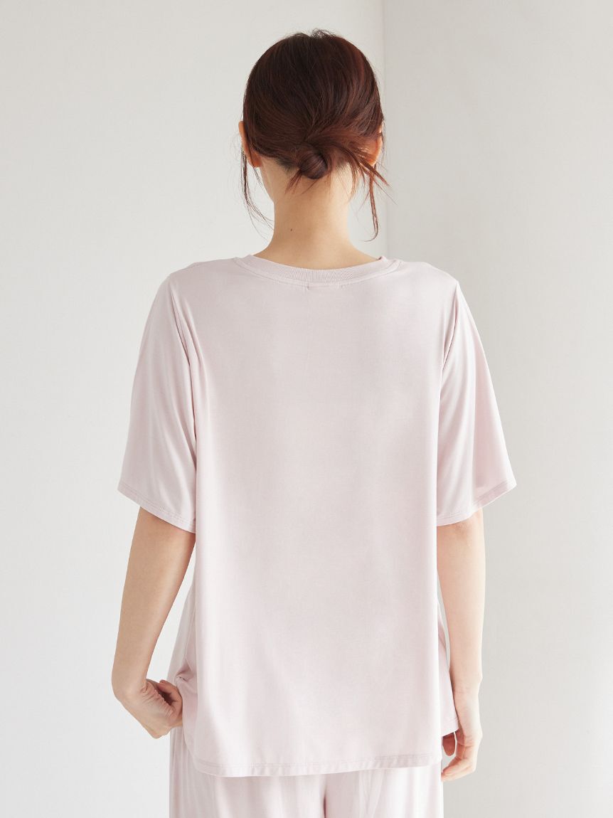 gelato pique「【母の日】【IFMC.】【接触冷感】レーヨンロゴTシャツ」|ルームウェア|