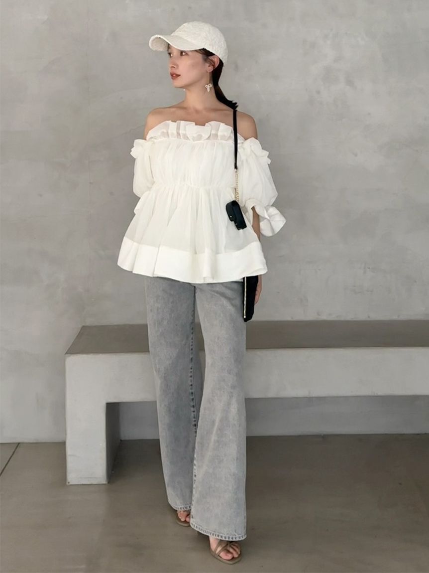 SNIDEL「ストレートデニム」|デニム|