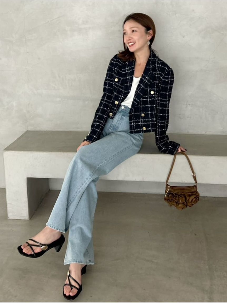 SNIDEL「ストレートデニム」|デニム|