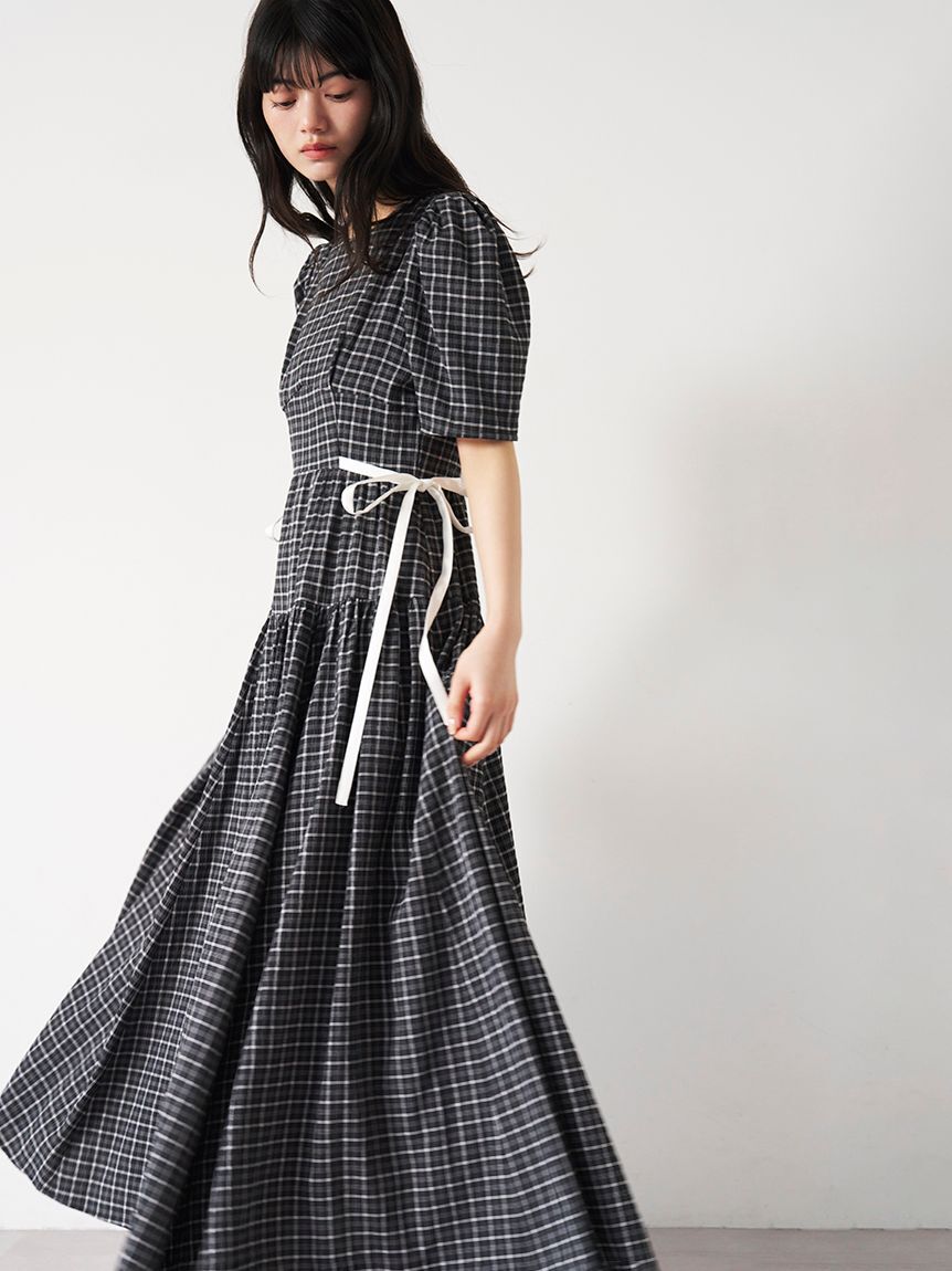 LILY BROWN「バックオープンリボンワンピース」|ワンピース|CHECK