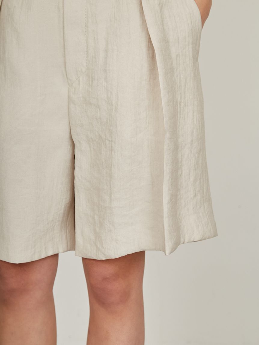 styling/「【セットアップ対応】バックサテンショートパンツ」|チノ|