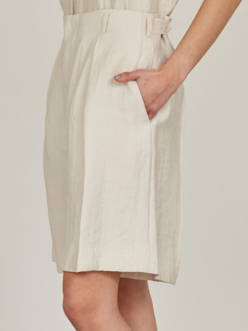 styling/「【セットアップ対応】バックサテンショートパンツ」|チノ|