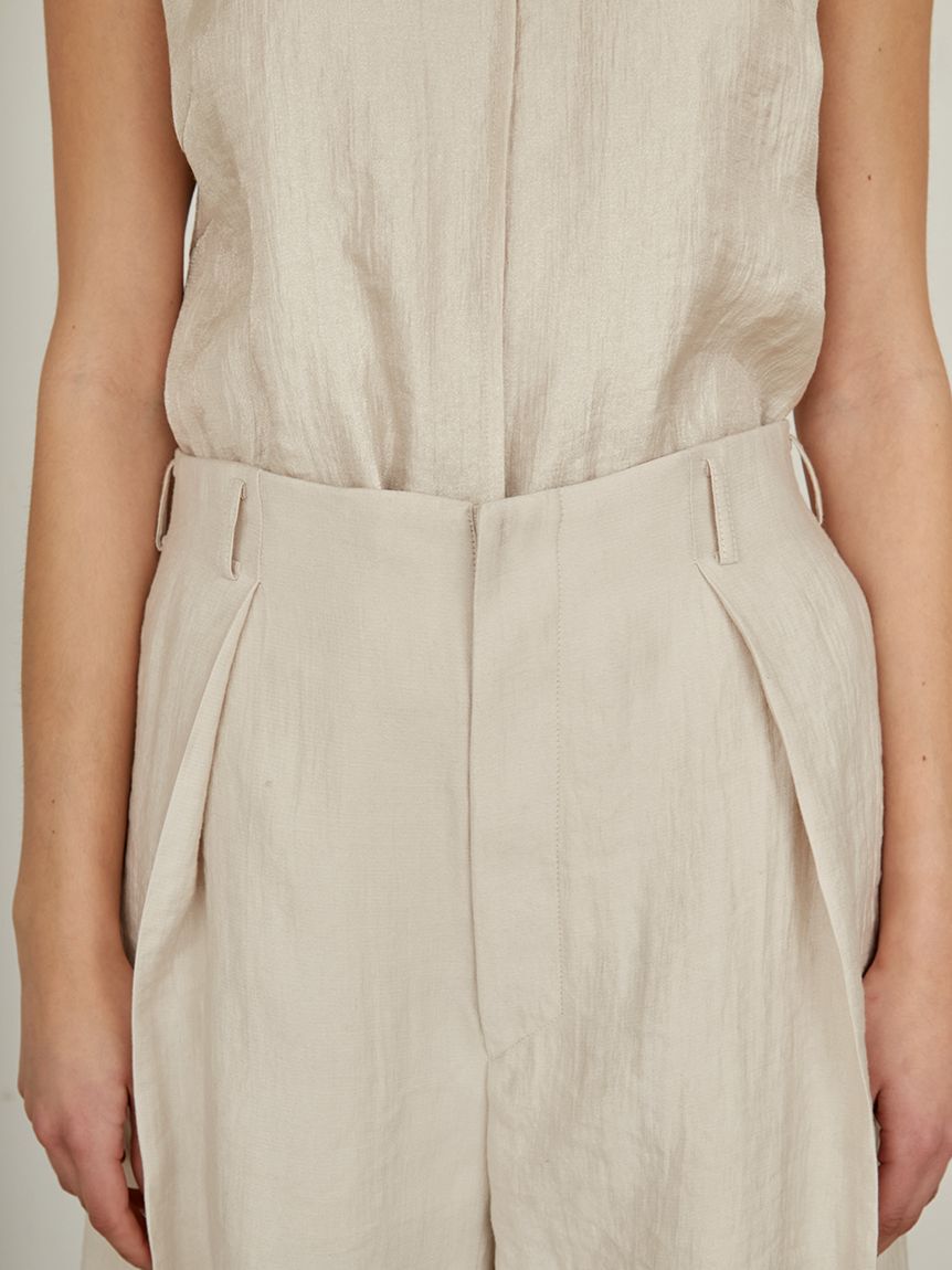 styling/「【セットアップ対応】バックサテンショートパンツ」|チノ|