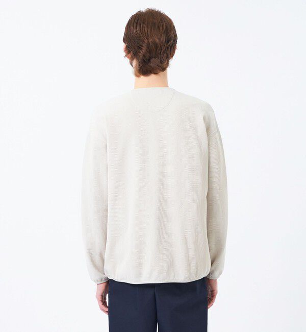 MACKINTOSH PHILOSOPHY「BUCKINGHAM BEAR ミリタリーワッフル カーディガン」|ブルゾン・スタジャン|