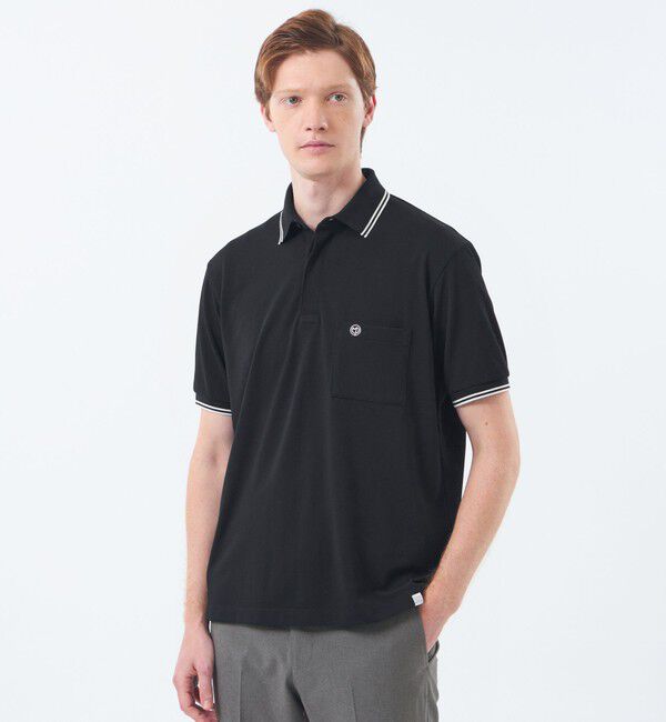 MACKINTOSH PHILOSOPHY「【WEEKENDER】 ELYPOLO（イーリーポロ） ソフトメッシュカノコ」|Tシャツ・カットソー|ブラック