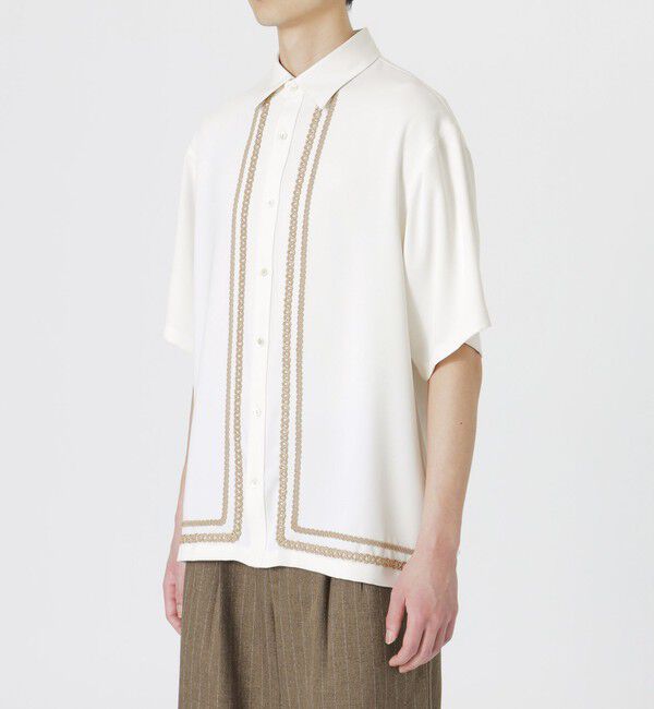 「ブライトコードハーフスリーブスリーブシャツ」|シャツ・ブラウス|