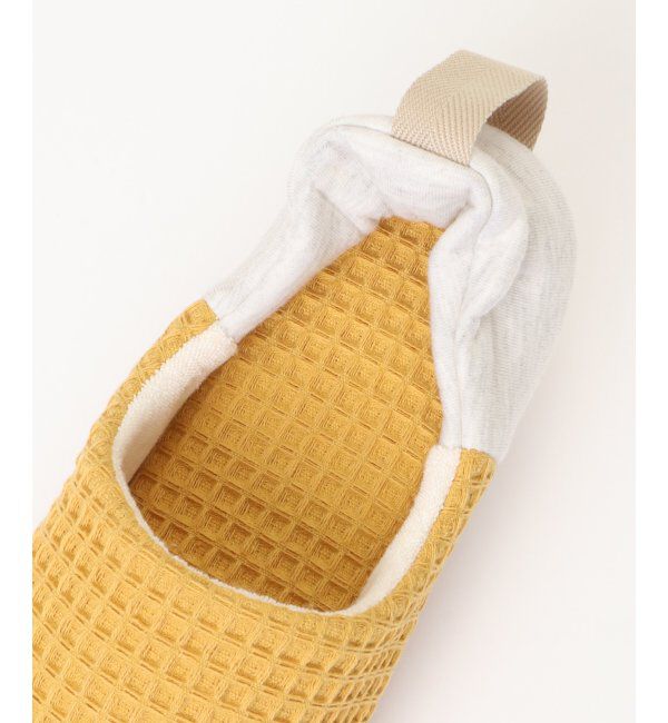 TOKYO DESIGN CHANNEL「YORI ワッフルかかとリボンバブーシュ M」|ルームシューズ|