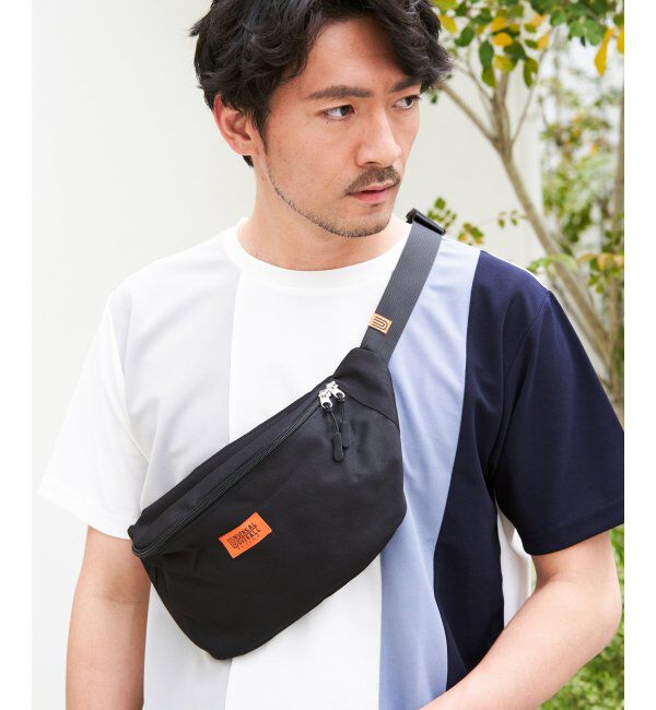 ikka「UNIVERSAL OVERALL ユニバーサルオーバーオール 撥水ウエストバッグ」|その他|ブラック