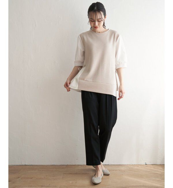 ikka「袖切り替えレイヤードプルオーバー」|その他|