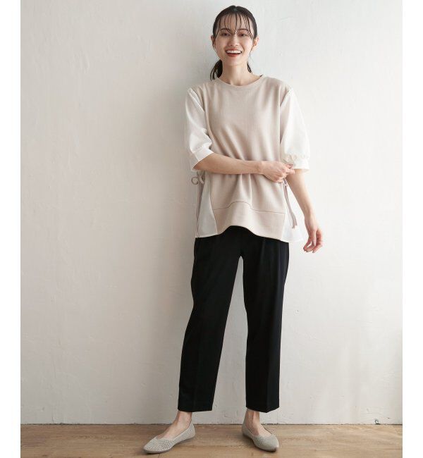 ikka「袖切り替えレイヤードプルオーバー」|その他|