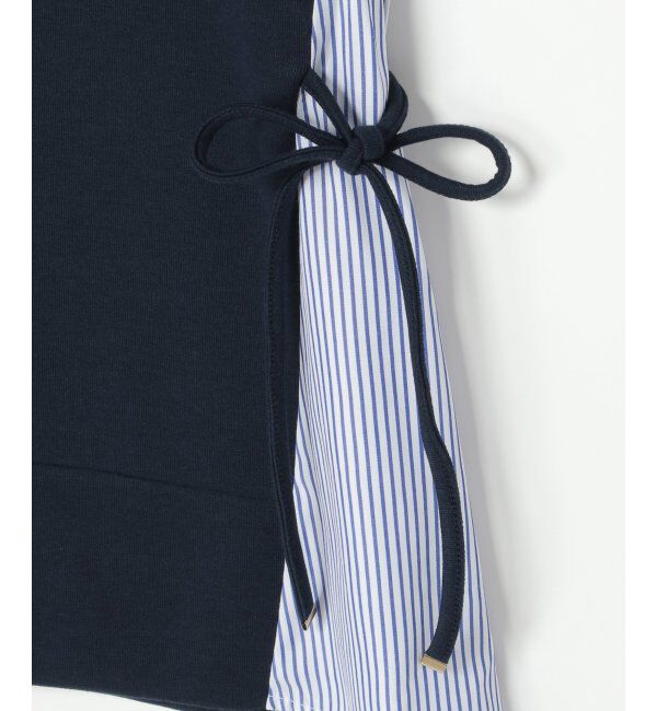 ikka「袖切り替えレイヤードプルオーバー」|その他|