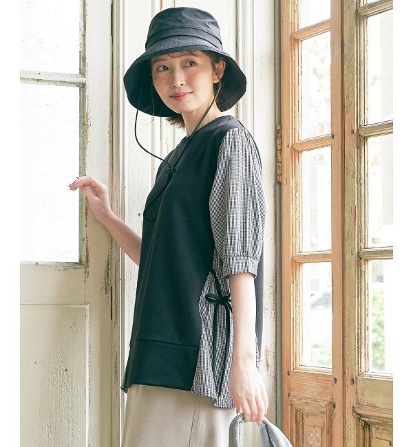 ikka「袖切り替えレイヤードプルオーバー」|その他|