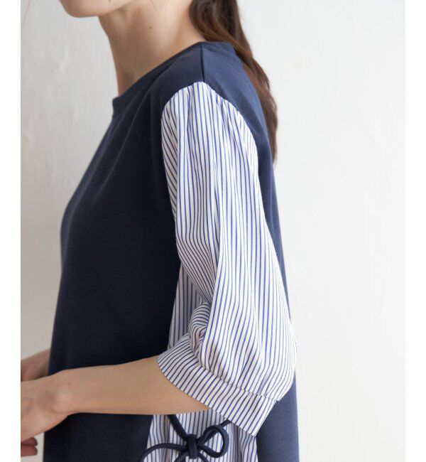 ikka「袖切り替えレイヤードプルオーバー」|その他|