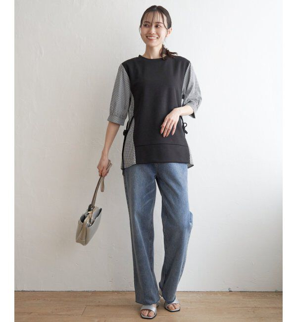 ikka「袖切り替えレイヤードプルオーバー」|その他|