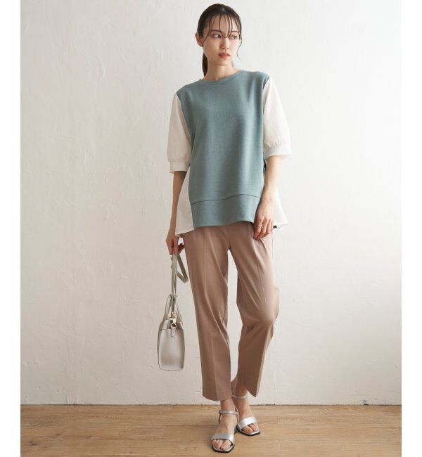 ikka「袖切り替えレイヤードプルオーバー」|その他|