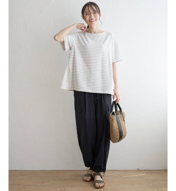 ikka「冷感サイド切替ボーダーPO」|その他|