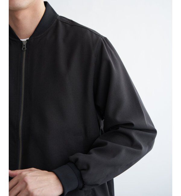 ikka「撥水メランジリブブルゾン」|ブルゾン・スタジャン|