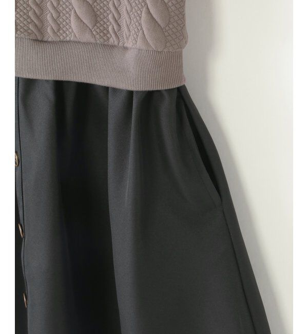 ikka kids「フクレジャカードドッキングスカートワンピース（120~160cm）」|スカート|