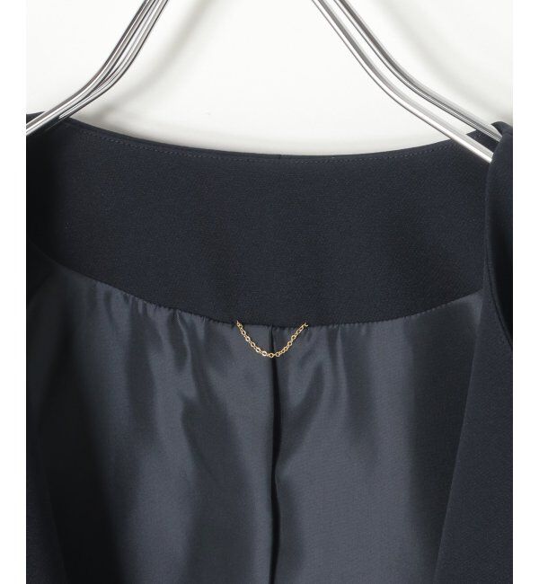 IKKA LOUNGE「【洗濯機で洗える／セットアップ対応】ウォッシャブルキーネックジャケット」|その他|