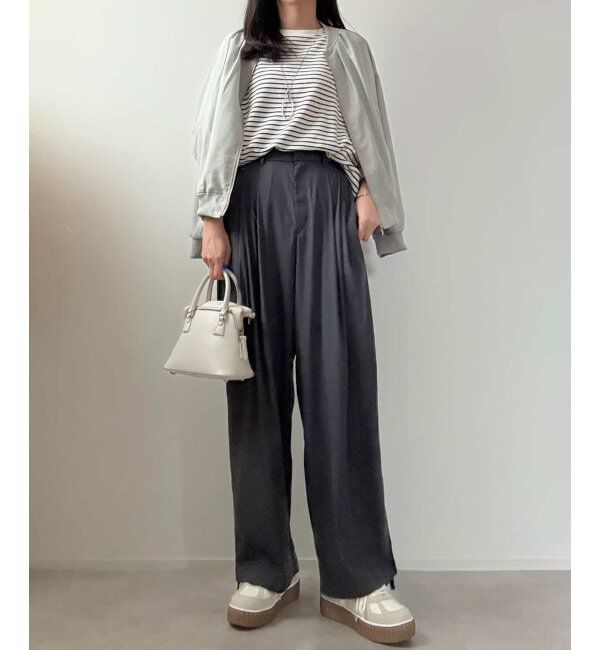 ikka「【雑誌InRed5月号掲載】シアーリブブルゾン」|ブルゾン・スタジャン|