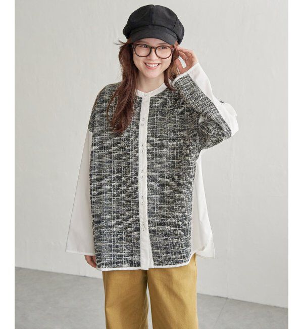 Lbc with Life「イソザイキリカエシャツ」|シャツ・ブラウス|ブラック