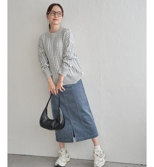 Lbc with Life「ケーブルニットプルオーバー」|カーディガン|