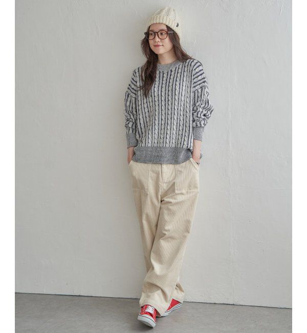 Lbc with Life「ケーブルニットプルオーバー」|カーディガン|