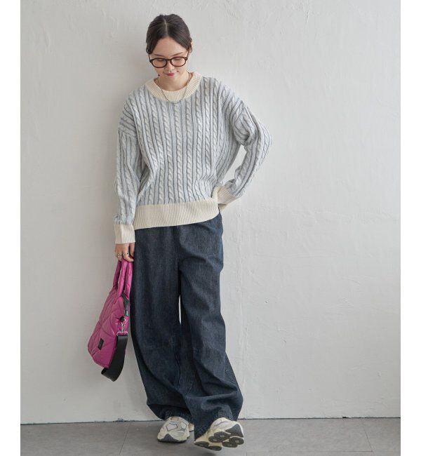 Lbc with Life「ケーブルニットプルオーバー」|カーディガン|